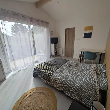 Maison Familiale Avec Studio, Climatisation Et Grand Jardin A *